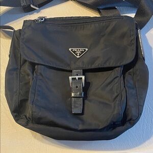 Prada Black Crossbody Nylon Bag